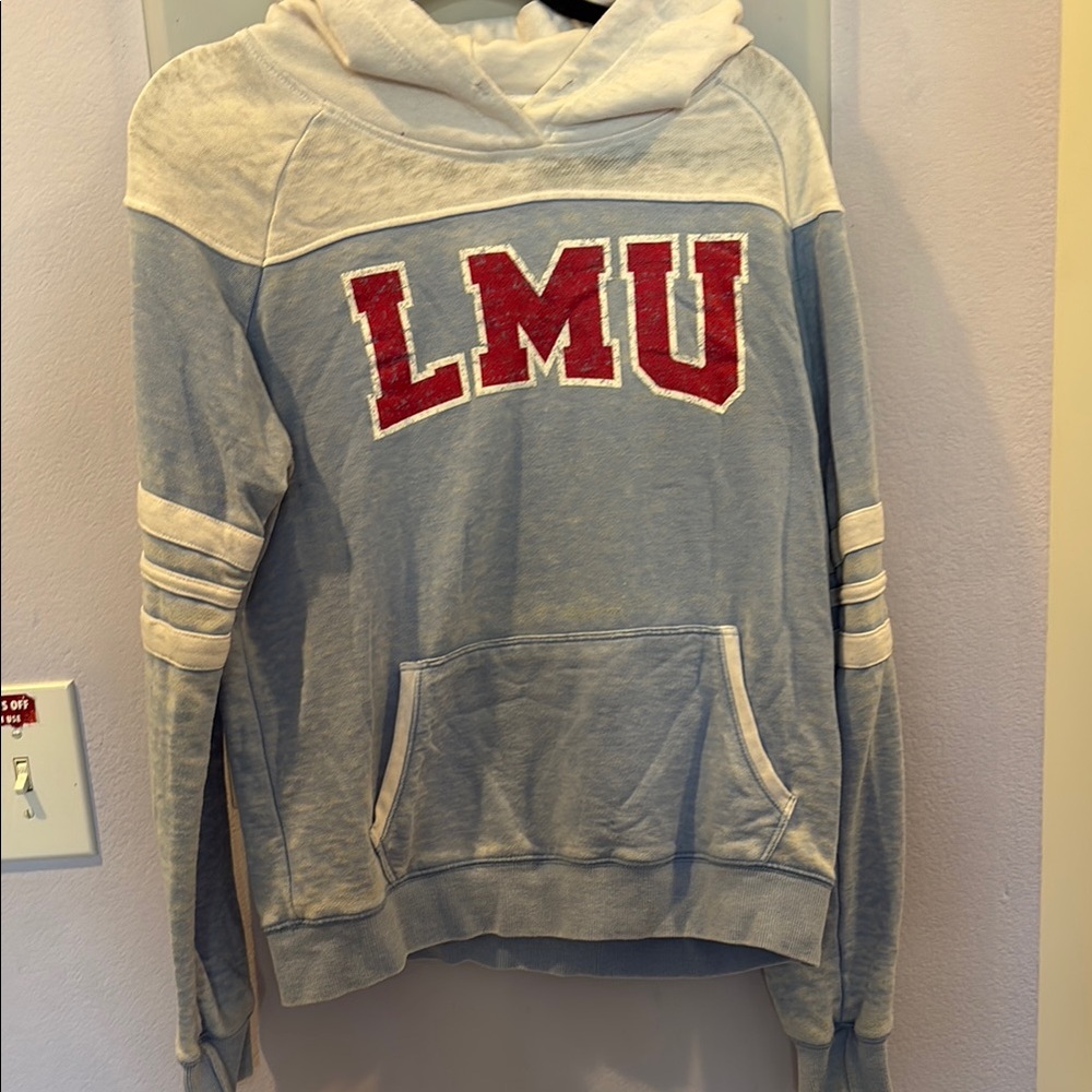 Loyola Marymount University Greyish blue and White Hoodie